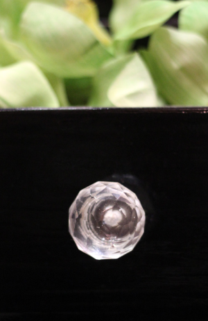 Puxador Diamante Transparente Lapidado em Vidro - Puxador Diamante Transparente Lapidado em Vidro 3