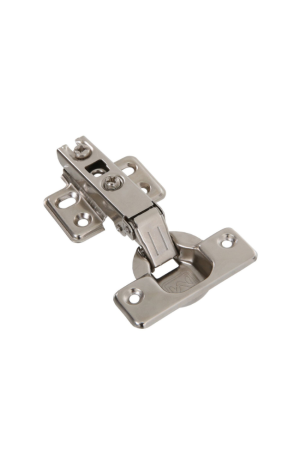 Dobradiça de Pressão Reta Convencional Calço Slide On Caneco 35mm 110º- Metalnox