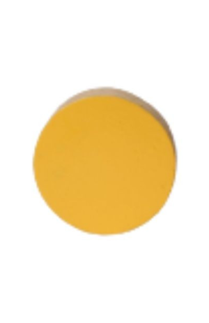 Puxador Madeira Redondo Amarelo Claro Pequeno - Puxador Madeira Redondo Amarelo Claro Pequeno 3