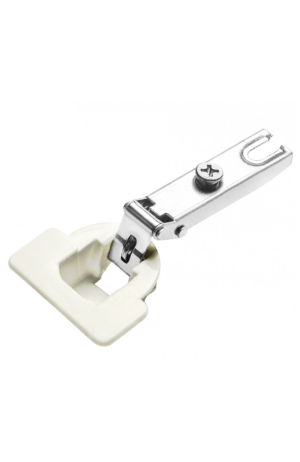 Dobradiça  Para Armário de Aço Baixa-Reta -Branca  com Exclusivo Sistema CLIC.- 95° - Dobradiça Para Armário de Aço- Baixa-Reta -Branca com Exclusivo Sistema CLIC.- 95° 4