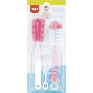 KIT ESCOVAS PARA MAMADEIRAS E CANUDOS - BUBA