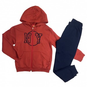 CONJUNTO MASCULINO MOLETON/ CALÇA+JAQUETA NY - KYLY