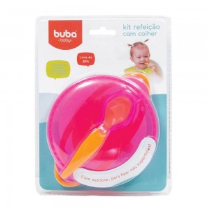 KIT REFEIÇÃO COM COLHER - BUBA