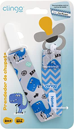 PRENDEDOR CHUPETA/DINO-AZ RC7029