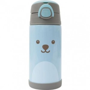 GARRAFA TERMICA GUMY PAREDE DUPLA COM CANUDO 400ML- BUBA