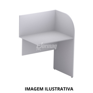 MODULO CALL CENTER AUXILIAR FECHADO CINZA (1015X1160X600) - 337021715001