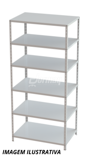 ESTANTE DE AÇO 6 PRATELEIRAS 2000x920x600