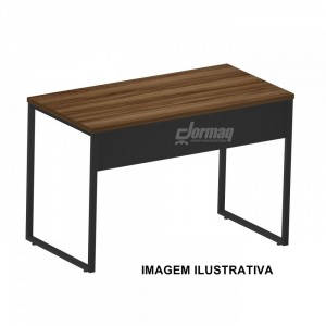 MESA RETA 25MM PÉ RETANGULAR 1500 X 755 X 600 NOGAL/PRETO - 331052025008