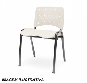 CADEIRA POLIPROPILENO EMPILHAVEL FIXA - ERGOPLAX COLORIDA - 34532