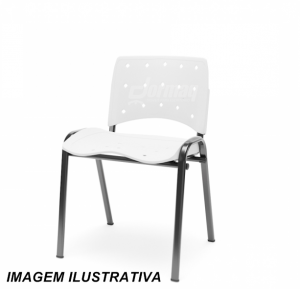 CADEIRA POLIPROPILENO EMPILHAVEL FIXA - ERGOPLAX COLORIDA - 34532