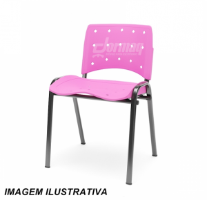 Cadeira polipropileno empilhavel fixa anatômica - ERGOPLAX COLORIDA - 34532 Cadeira polipropileno empilhavel fixa anatômica - ERGOPLAX COLORIDA - 34532