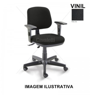 Cadeira Cavaletti Start - Poltrona Executiva Giratória SRE 4103 VINIL PRETO -  CG0410304