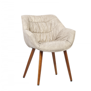 CADEIRA DECORATIVA MÔNICA CAQUI VINTAGE - 36503842