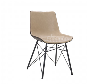 CADEIRA DECORATIVA AYLA CHOCOLATE/NUDE - 36505521