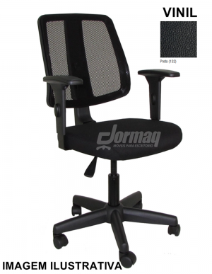 Cadeira Cavaletti FLIP LIGHT 43503 VINIL PRETO - CG4310490