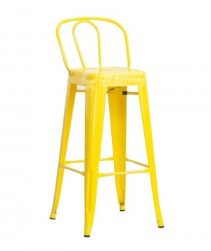 BANQUETA DE AÇO COM ENCOSTO - ANM6990B