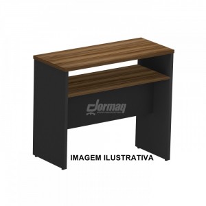 APARADOR 25mm 1000 X 900 X 420 NOGAL/PRETO - 337012025008