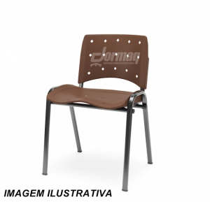 CADEIRA POLIPROPILENO EMPILHAVEL FIXA - ERGOPLAX COLORIDA - 34532