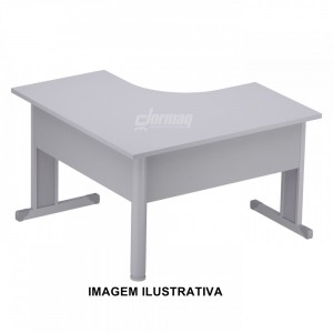 MESA ANGULAR PE METÁLICO 25MM 1200 X 760 X 1200 CINZA - 332010325001