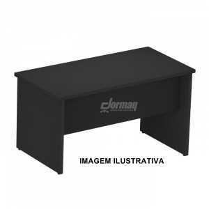 MESA RETA PE PAINEL 25MM 1000 X 755 X 600 PRETO - 331020125004