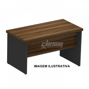 MESA RETA 40MM 1700 X 770 X 700 NOGAL/PRETO - 331070040008