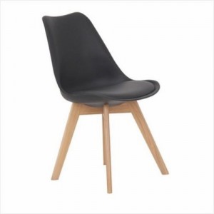 CADEIRA FIXA TULIPA PRETA - 2069