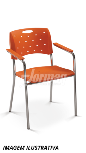 Cadeira Cavaletti Viva  - Cadeira Fixa Aproximação 35507