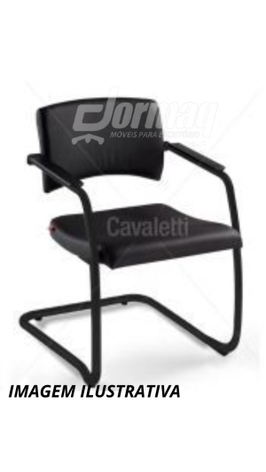 Cadeira Cavaletti Slim - Cadeira Fixa Aproximação 18007