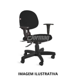 CADEIRA EXECUTIVA ERGONÔMICA NR17 BACK SYSTEM COM APOIO DE BRAÇOS - TECIDO