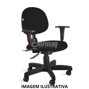 CADEIRA EXECUTIVA ERGONÔMICA NR17 BACK SYSTEM COM APOIO DE BRAÇOS - TECIDO
