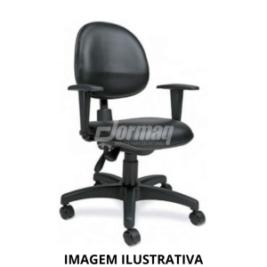CADEIRA EXECUTIVA ERGONÔMICA NR17 BACK SYSTEM COM APOIO DE BRAÇOS - COURISSIMO
