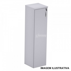 ARMARIO ALTO 1 PORTA ESQUERDA 25MM CINZA (410 x 1595 x 420) - 336010525001