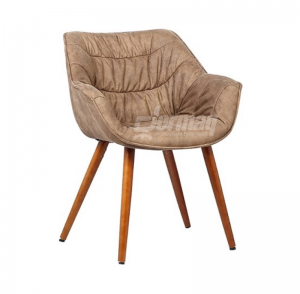 CADEIRA DECORATIVA MÔNICA MARROM VINTAGE - 36503841