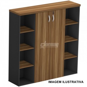 ARMARIO ALTO GOLD 40MM SEVILHA/PRETO (1590 x 1610 x 420) - 336010740010