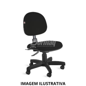 CADEIRA EXECUTIVA ERGONÔMICA NR17 BACK SYSTEM S/ BRAÇOS - TECIDO