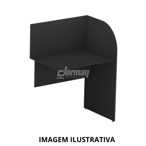MODULO CALL CENTER AUXILIAR FECHADO PRETO (1015X1160X600) - 337021715004