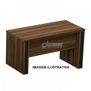 MESA RETA GOLD SEM VIDRO 40MM 1500 X 750 X 700 NOGAL/PRETO - 331063040008