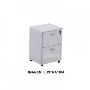 GAVETEIRO VOLANTE 2 GAVETAS 15MM CINZA (467 X 685 X 420) - 335020015001
