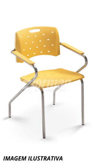 Cadeira Cavaletti Viva - Cadeira Fixa Aproximação 35507