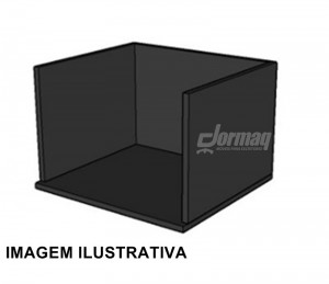NICHO COMPLEMENTO DE ARQUIVO 15MM PRETO (465 x 320 x 420) 15mm - 337010815004