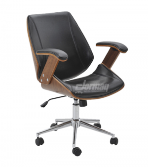 CADEIRA OFFICE LISBOA SEM ENCOSTO DE CABEÇA PRETA - 36503843