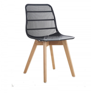 CADEIRA DECORATIVA AGNES SEM BRAÇO PRETO - 36505099