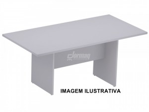 MESA REUNIÃO RETA PE PAINEL 25MM 2000 X 755 X 1000 CINZA - 333010225001