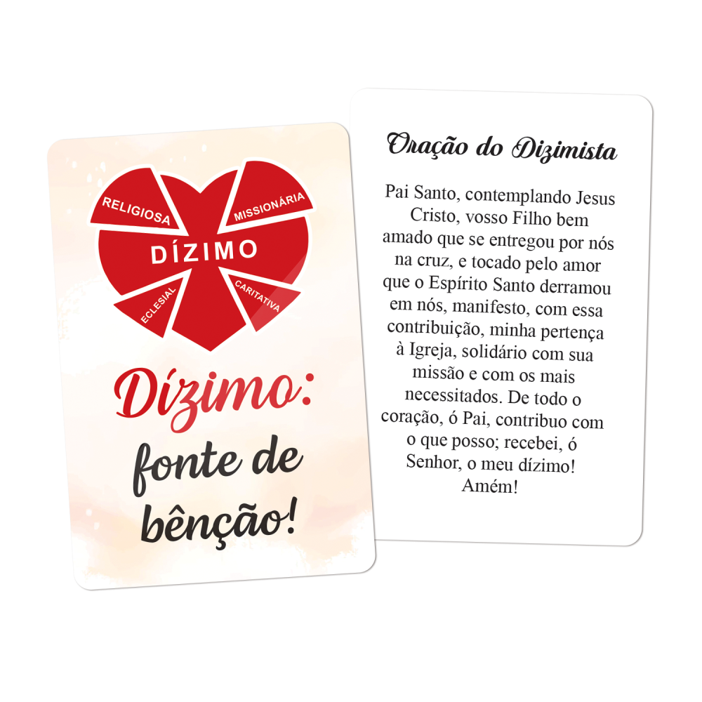 SA-029 - Santinho Dízimo -