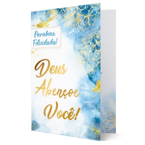 M-008 - Cartão Deus abençoe você! M-008 - Cartão Deus abençoe você!