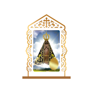 OM-002 - Oratório de mesa Nossa Senhora Aparecida