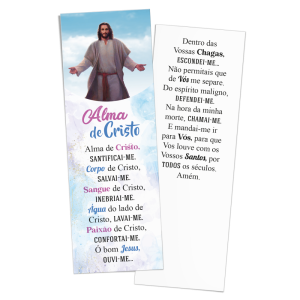 MP-050 - Marca Página - Alma de Cristo - 50 unidades