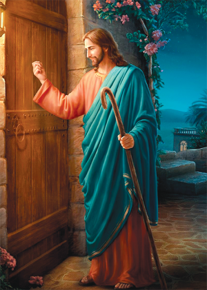 PA4-001 - Pôster Jesus Batendo à Porta - 10 unidades PA4-001 - Pôster Jesus Batendo à Porta - 10 unidades