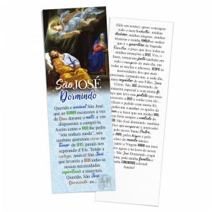 MP-076 - Marca Página - São José Dormindo - 50 unidades MP-076 - Marca Página - São José Dormindo - 50 unidades