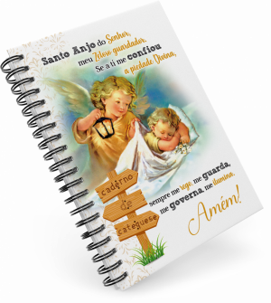 CP-031 - Caderno Capa Dura Santo Anjo